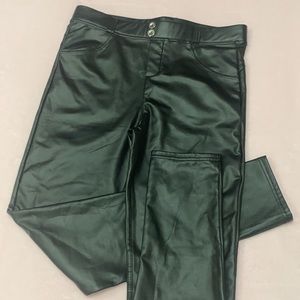 NO NAME plather leggings 14” wide 36” long from waist